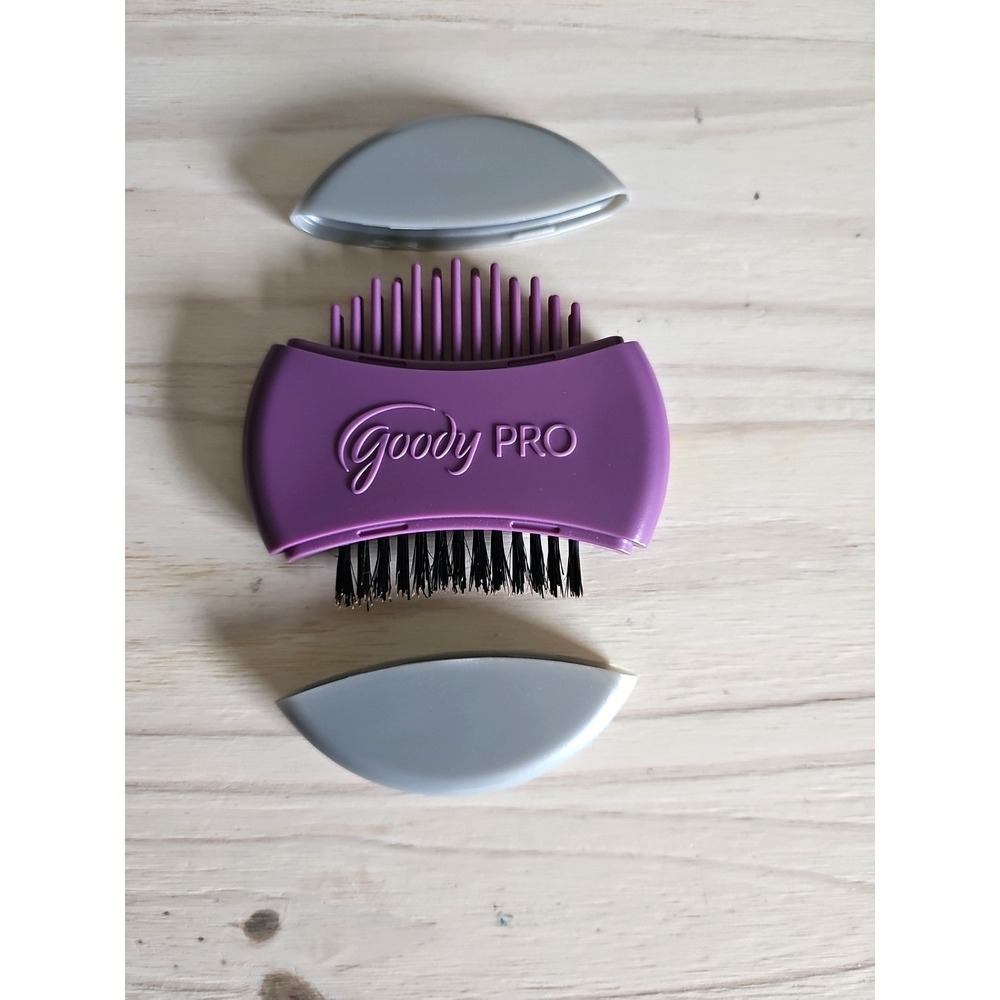 Vintage‎ Goody PRO Volumizing Root Lifter Comb & Teasing Brush Travel Purse Size